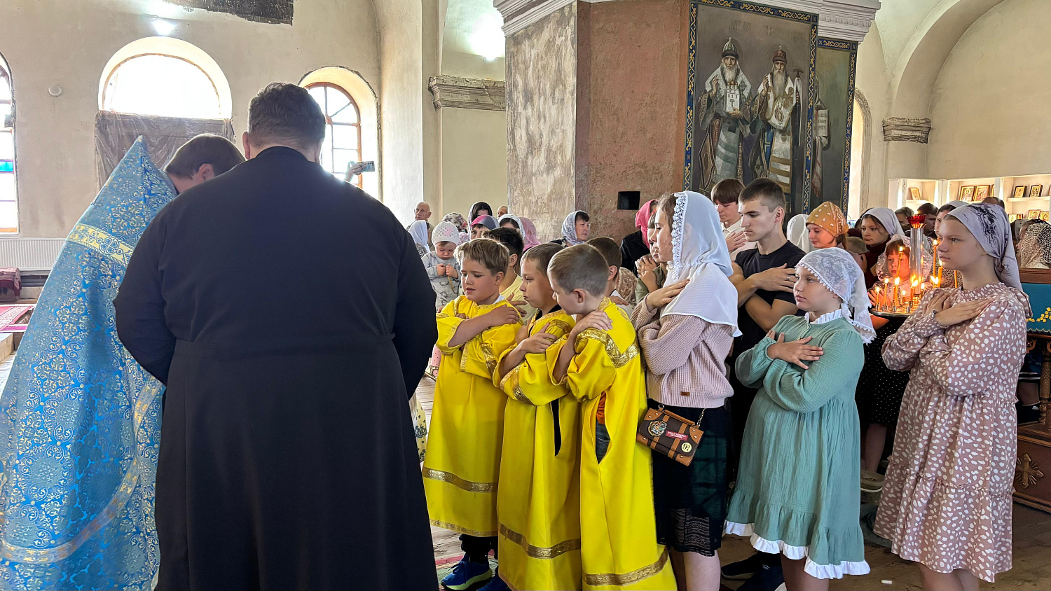 Молебен перед началом учебного года