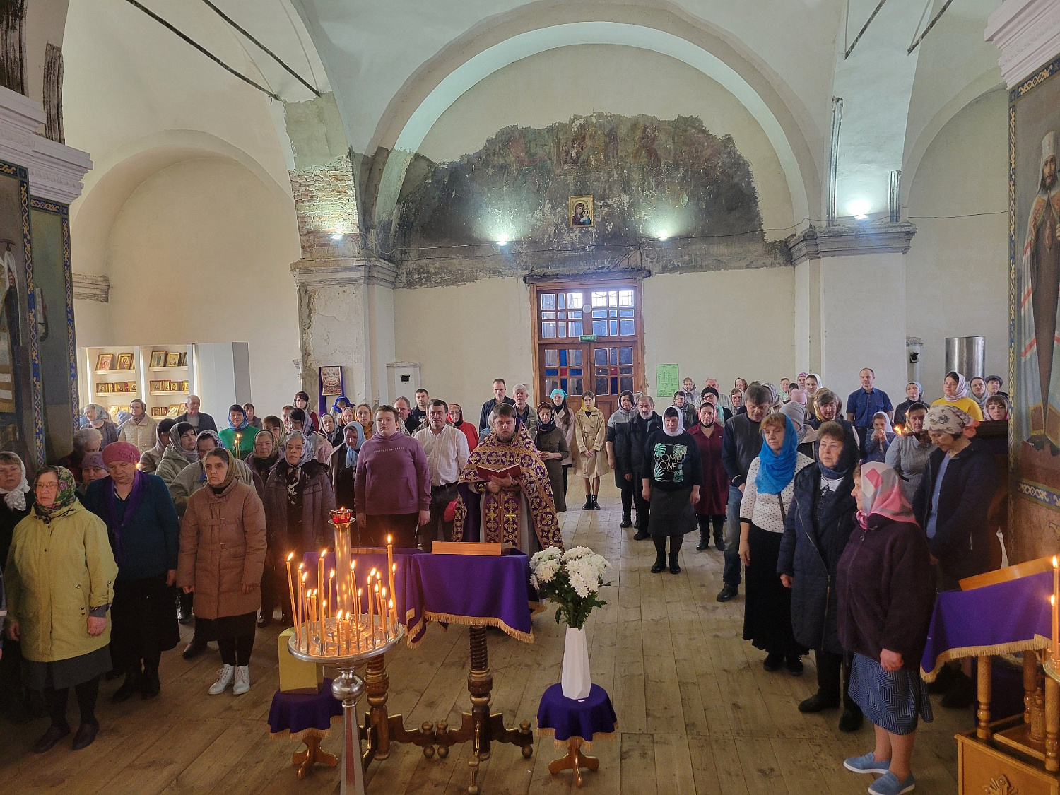 Праздник Благовещения в Никольском храме