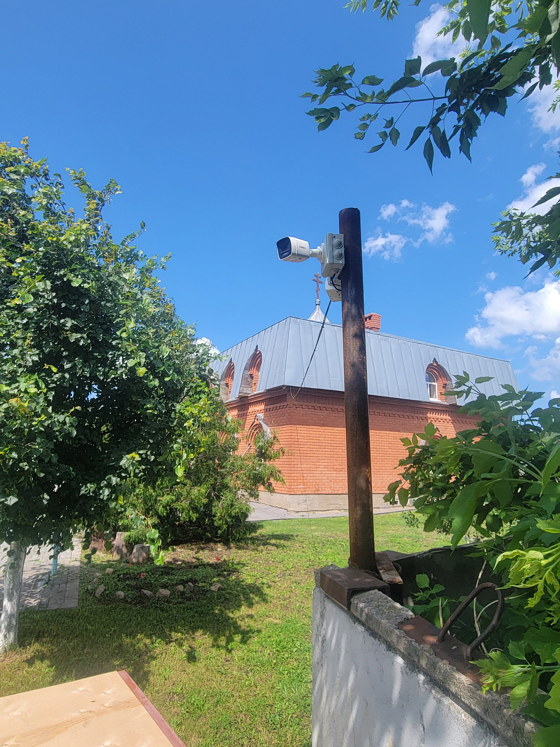 Система видеонаблюдения установлена